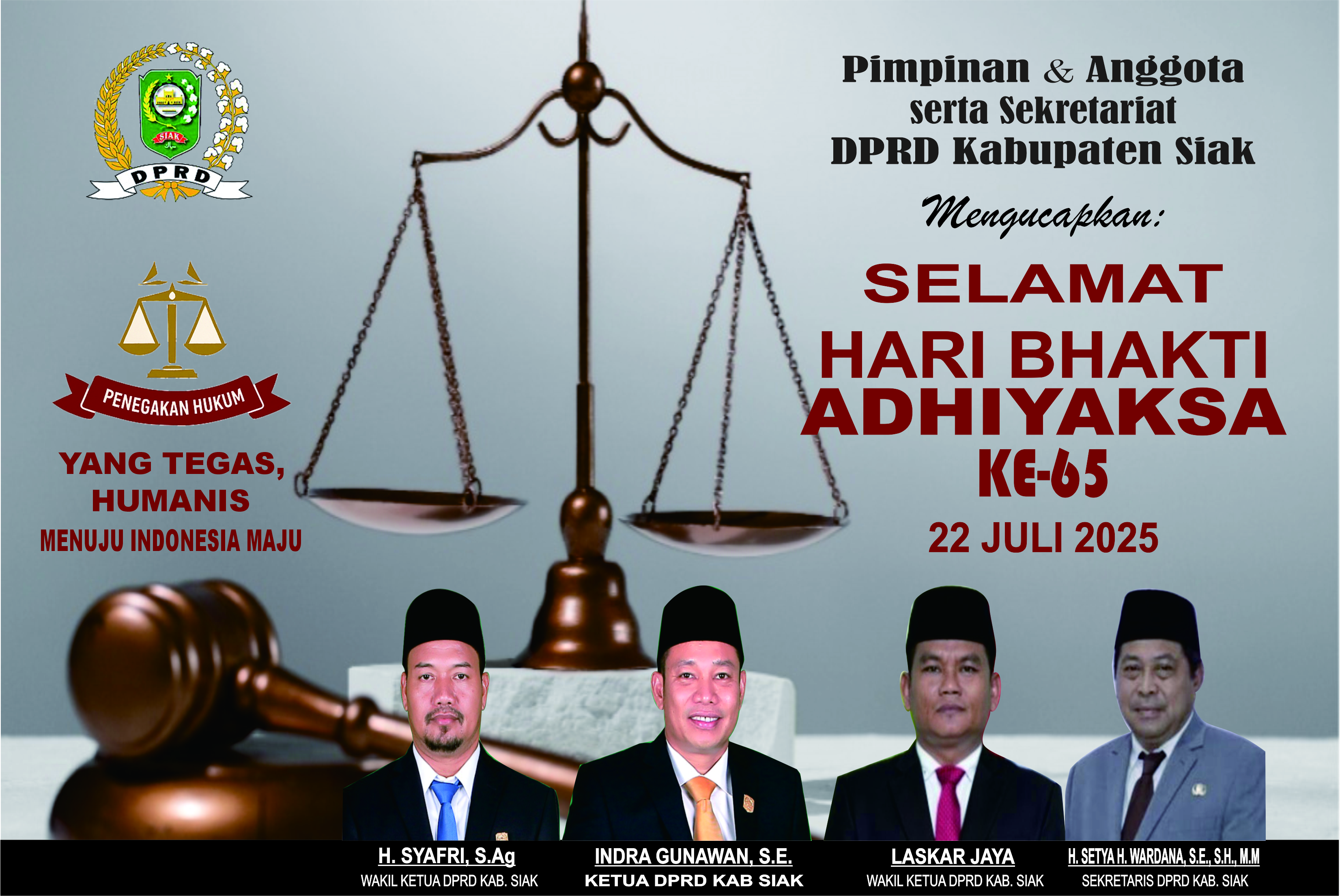 Ucapan Selamat Hari Adhyaksa 2025